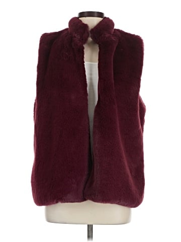 Thalia Sodi Faux Fur Vest (view 1)