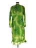 ASHRO 100% Polyester Green Casual Dress Size M - photo 2