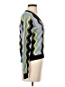 Minnie Rose Chevron-herringbone Green Pullover Sweater Size XS - photo 4