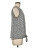 Adrianna Papell Silver Sleeveless Blouse Size M - photo 4
