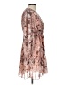 Aqua 100% Polyester Paisley Pink Cocktail Dress Size M - photo 4