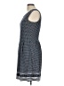 Max Studio Polka Dots Blue Casual Dress Size L - photo 5
