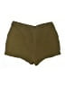 Forever 21 Plus 100% Cotton Solid Green Shorts Size 2X Plus - photo 2