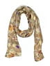 Unbranded Floral Tan Scarf One size - photo 1