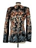 BCBGMAXAZRIA 100% Polyester Paisley Black Blazer Size S - photo 2