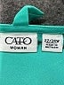 Cato 100% Polyester Teal Sleeveless Blouse Size 22 - photo 7
