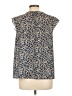 J.Crew 100% Polyester Blue Sleeveless Blouse Size 12 - photo 2