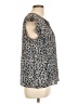 J.Crew 100% Polyester Blue Sleeveless Blouse Size 12 - photo 4