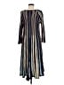 Moth Stripes Blue Casual Dress Size M - photo 2