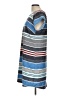 Merona Stripes Blue Casual Dress Size L - photo 5