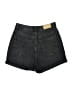 Zara Black Denim Shorts Size 6 - photo 2
