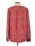 Joie Polka Dots Red Long Sleeve Blouse Size L - photo 2