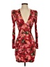 H&M Floral Red Cocktail Dress Size XS - photo 1