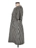 J.Crew Houndstooth Black Casual Dress Size 8 - photo 5