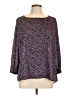Daniel Rainn Blue 3/4 Sleeve Blouse Size L - photo 1