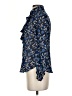 MICHAEL Michael Kors Blue Long Sleeve Blouse Size XXS - photo 5