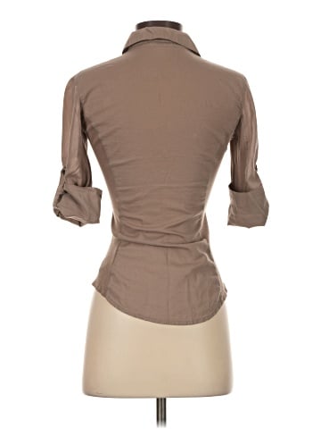 James Perse 3/4 Sleeve Button-Down Shirt (view 2)