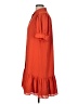 CeCe 100% Polyester Orange Casual Dress Size L - photo 5