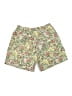 PacSun 100% Polyester Floral Green Shorts Size L - photo 2