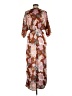 Mittoshop 100% Polyester Brown Casual Dress Size M - photo 2
