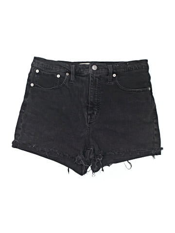 Madewell High-Rise Denim Shorts in Lunar Wash (view 1)