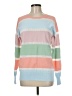 Autumn Cashmere Stripes Pink Pullover Sweater Size XS - photo 1
