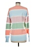 Autumn Cashmere Stripes Pink Pullover Sweater Size XS - photo 2