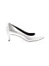 Dolce Vita 100% Leather Metallic Silver Heels Size 7 1/2 - photo 1
