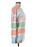 Autumn Cashmere Stripes Pink Pullover Sweater Size XS - photo 4