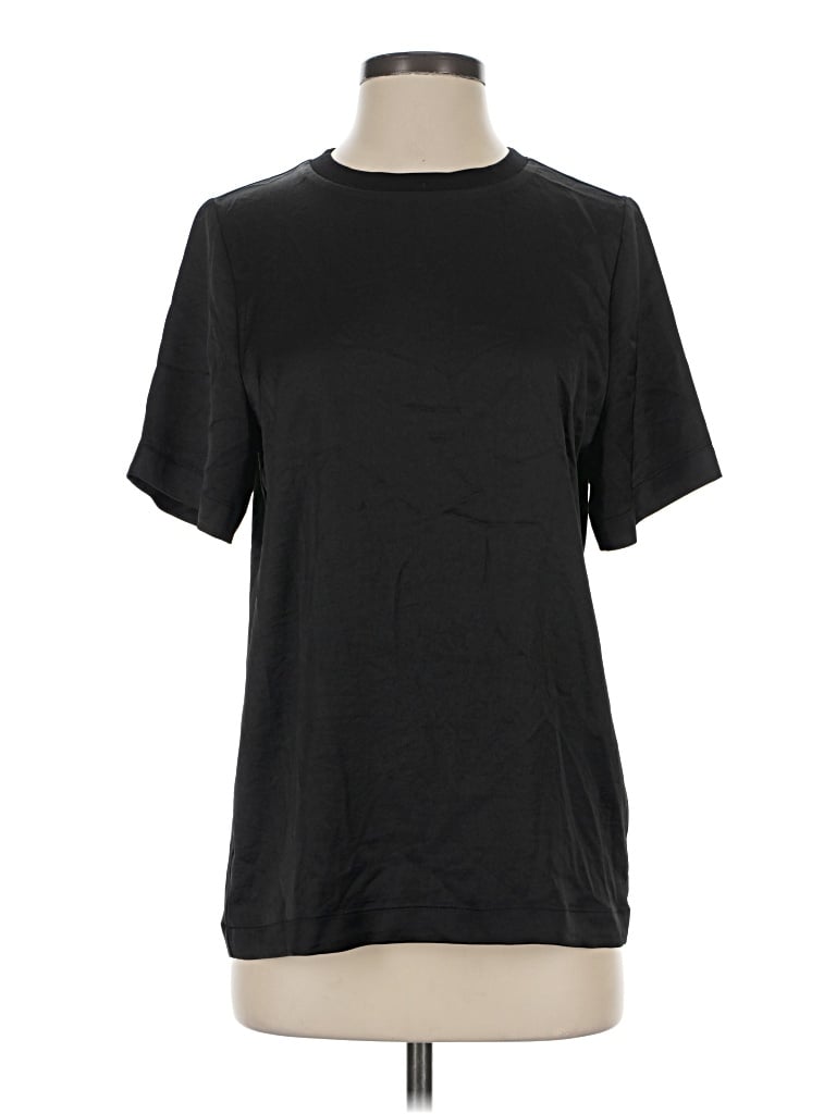Pre-owned Open Edit Short Sleeve T-shirt In Black