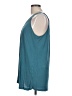 Kische 100% Rayon Teal Sleeveless Blouse Size L - photo 5