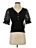 Central Park West Black Short Sleeve Top Size XS - photo 1