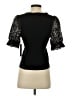 Central Park West Black Short Sleeve Top Size XS - photo 2
