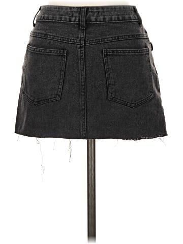 Honey Punch Denim Skirt (view 2)