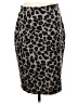 Dennis by Dennis Basso Animal Print Gray Casual Skirt Size 2 - photo 1