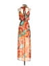 Judith March 100% Polyester Tropical Orange Casual Dress Size S - photo 2
