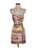 MNG Print Pink Cocktail Dress Size XXS - photo 1