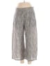 Eileen Fisher Chevron-herringbone Silver Casual Pants Size M - photo 1