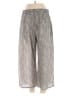 Eileen Fisher Chevron-herringbone Silver Casual Pants Size M - photo 2