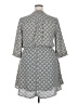 Xhilaration 100% Polyester Chevron-herringbone Gray Casual Dress Size XXL - photo 2