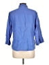 L.L.Bean Blue 3/4 Sleeve Button-Down Shirt Size L - photo 2