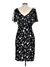 Connected Apparel Polka Dots Black Cocktail Dress Size 12 - photo 2