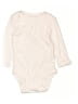 Carter's 100% Cotton Ivory Long Sleeve Onesie 3-6 MO / 6 MO - photo 1