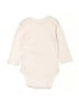 Carter's 100% Cotton Ivory Long Sleeve Onesie 3-6 MO / 6 MO - photo 2