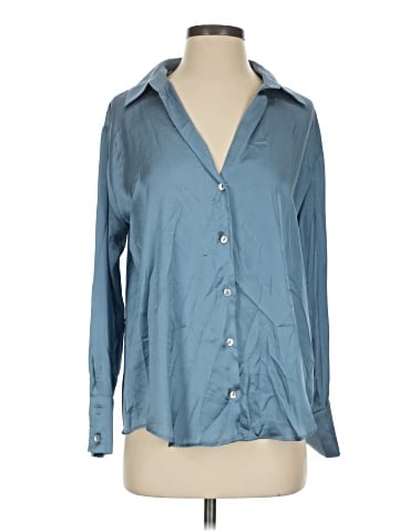 Zara Long Sleeve Button-Down Shirt (view 1)