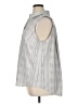 Athleta Stripes Silver Sleeveless Blouse Size 1X - photo 5