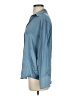 Zara Blue Long Sleeve Button-Down Shirt Size S - photo 5