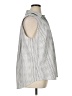 Athleta Stripes Silver Sleeveless Blouse Size 1X - photo 4