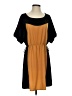 Jaye.e. Color Block Orange Casual Dress Size S - photo 1