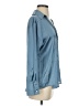 Zara Blue Long Sleeve Button-Down Shirt Size S - photo 4